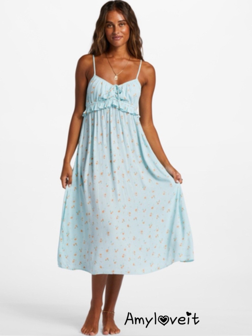 Billabong Rebel Heart Midi Dress #96